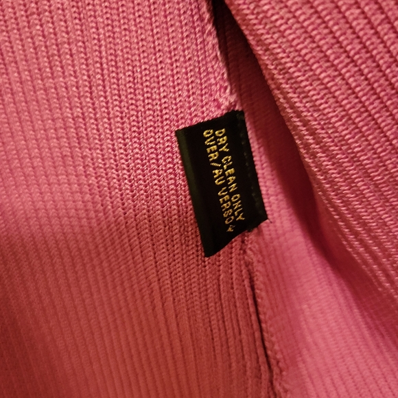 Vintage Dana Buchman Pink Silk Cardigan Sweater - Picture 4 of 11